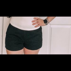 J.CREW black chino shorts
